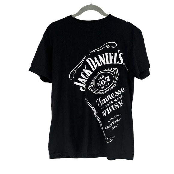 Jack Daniels Black T-Shirt Women's Large - Picture 1 of 5
